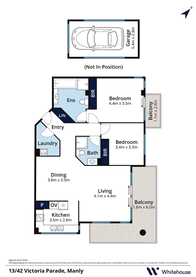 Floorplan of Homely unit listing, 13/42 Victoria Parade, Manly NSW 2095