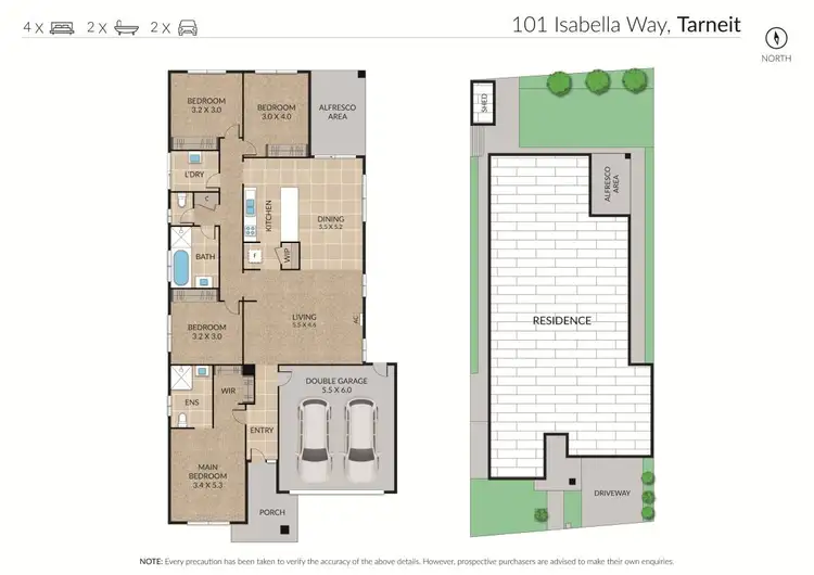 Floorplan of Homely house listing, 101 Isabella Way, Tarneit VIC 3029