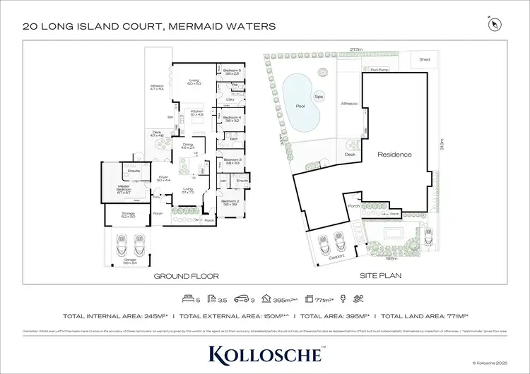 Floorplan of Homely house listing, 20 Long Island Court, Mermaid Waters QLD 4218
