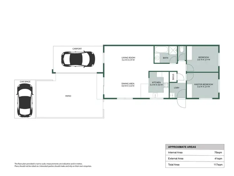 Floorplan of Homely unit listing, 2/13 Rex Terrace, Marcoola QLD 4564