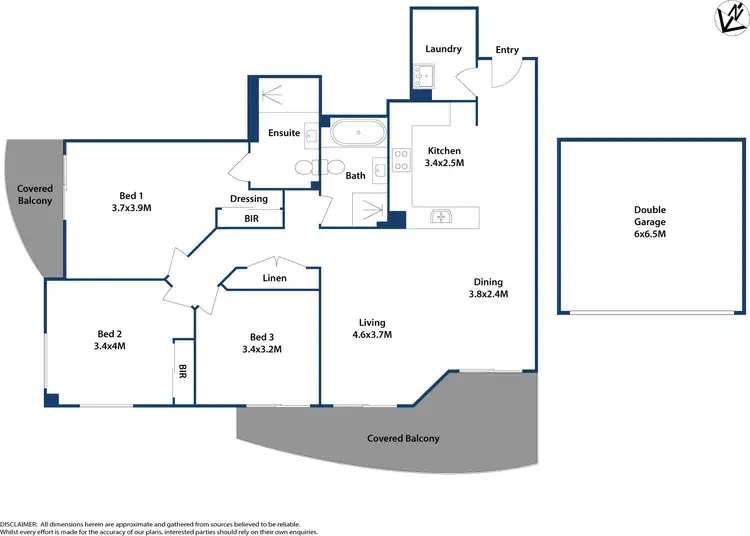 Floorplan of Homely apartment listing, 208/91D Bridge Road, Westmead NSW 2145