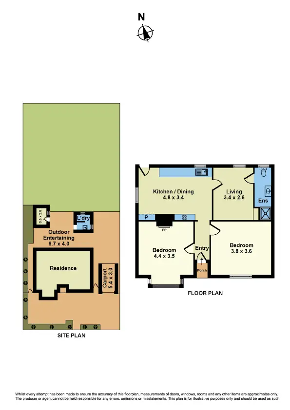 Floorplan of Homely house listing, 80 Parsons Street, Sunshine VIC 3020