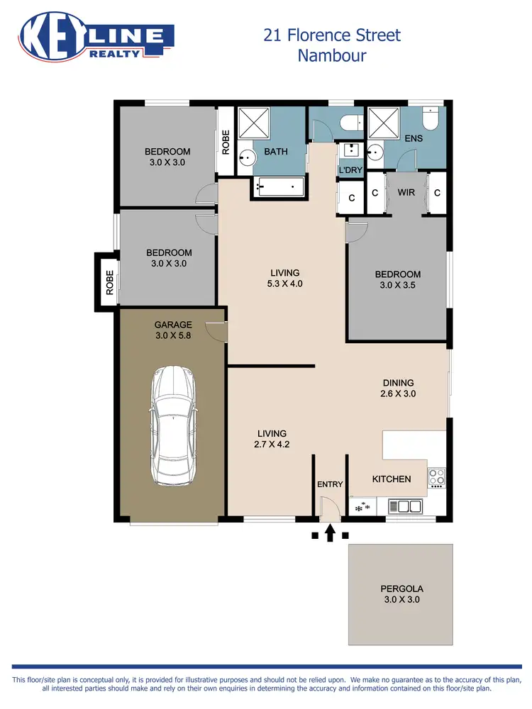 Floorplan of Homely house listing, 21 Florence Street, Nambour QLD 4560