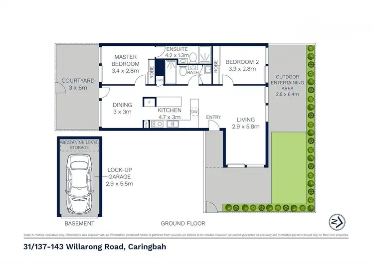 Floorplan of Homely apartment listing, 31/137-143 Willarong Road, Caringbah NSW 2229