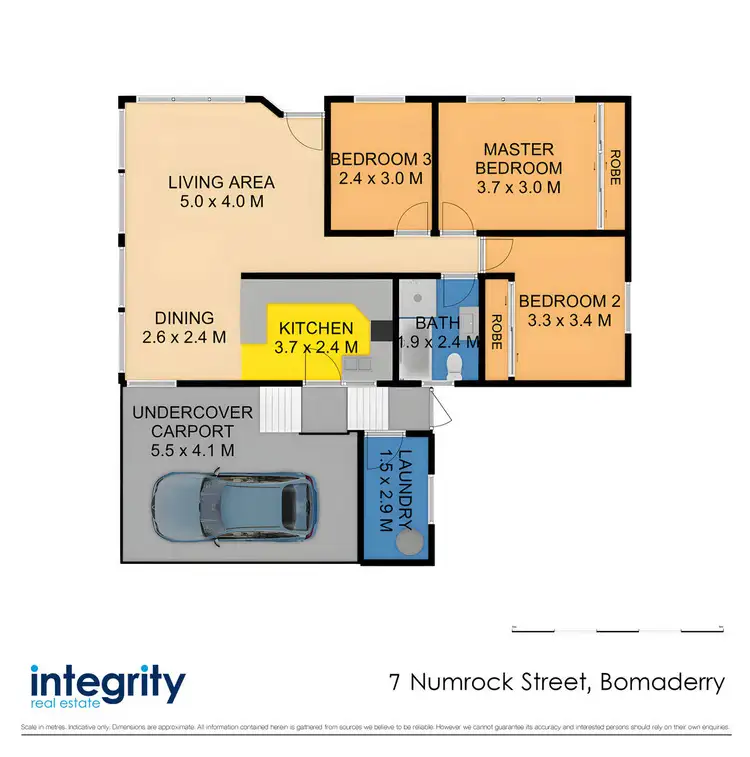 Floorplan of Homely house listing, 7 Numrock Street, Bomaderry NSW 2541