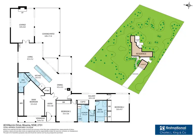 Floorplan of Homely house listing, 40 Kilkerrin Drive, Moama NSW 2731