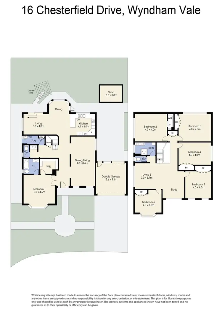 Floorplan of Homely house listing, 16 Chesterfield Drive, Wyndham Vale VIC 3024