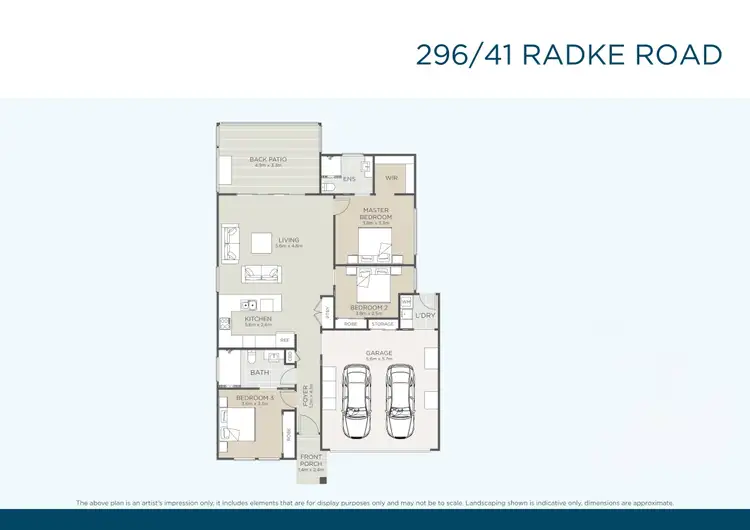 Floorplan of Homely retirement listing, 296/41 Radke Road, Bethania QLD 4205
