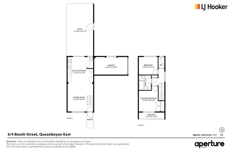 Floorplan of Homely townhouse listing, 6/4 Booth Street, Queanbeyan East NSW 2620