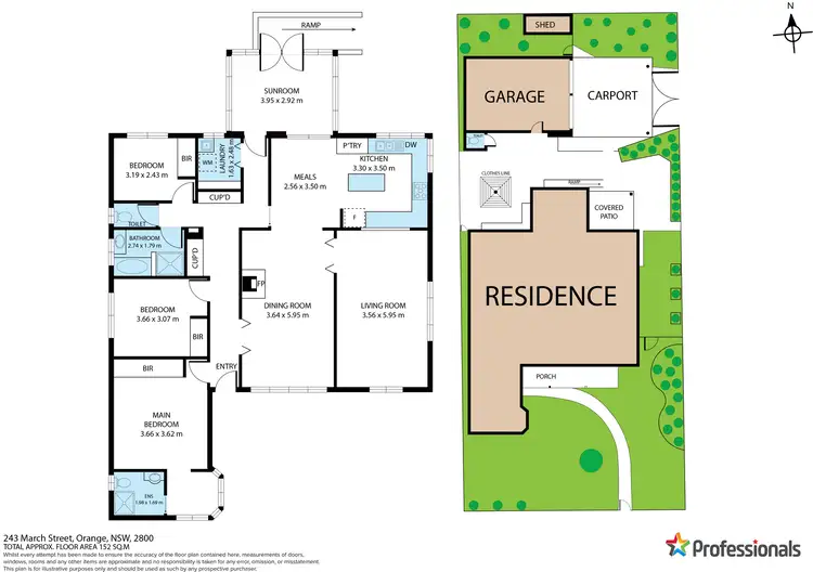 Floorplan of Homely house listing, 243 March Street, Orange NSW 2800