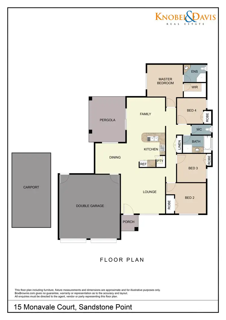 Floorplan of Homely house listing, 15 Monavale Court, Sandstone Point QLD 4511