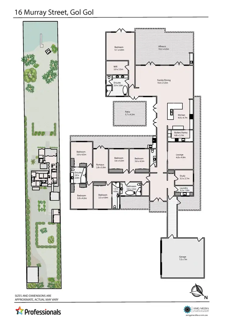 Floorplan of Homely house listing, 16 Murray Street, Gol Gol NSW 2738