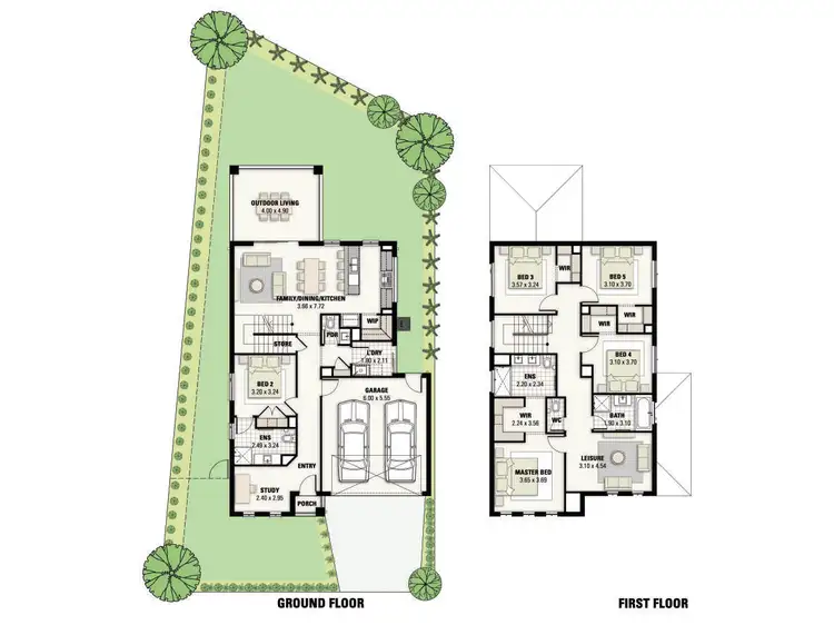 Floorplan of Homely house listing, 52 Morningside Circuit, Armstrong Creek VIC 3217