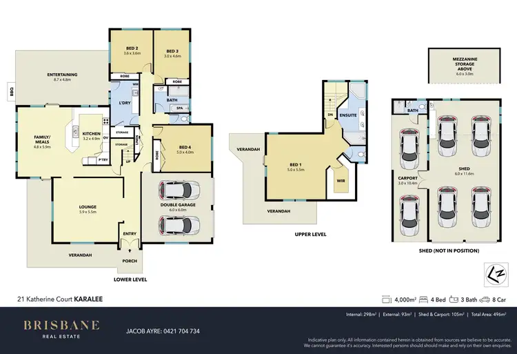 Floorplan of Homely house listing, 21 Katherine Court, Karalee QLD 4306