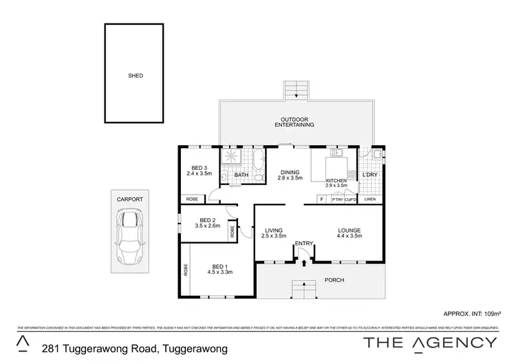 Floorplan of Homely house listing, 281 Tuggerawong Road, Tuggerawong NSW 2259