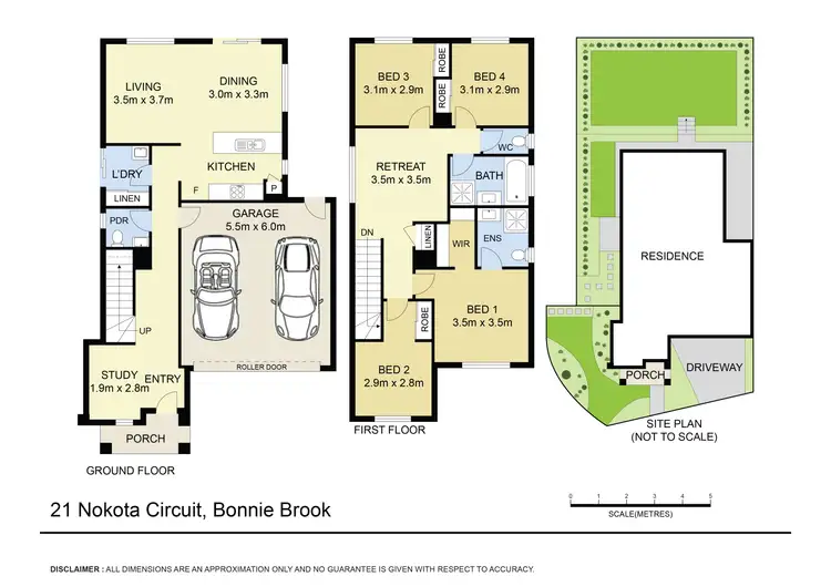 Floorplan of Homely house listing, 21 Nokota Circuit, Bonnie Brook VIC 3335