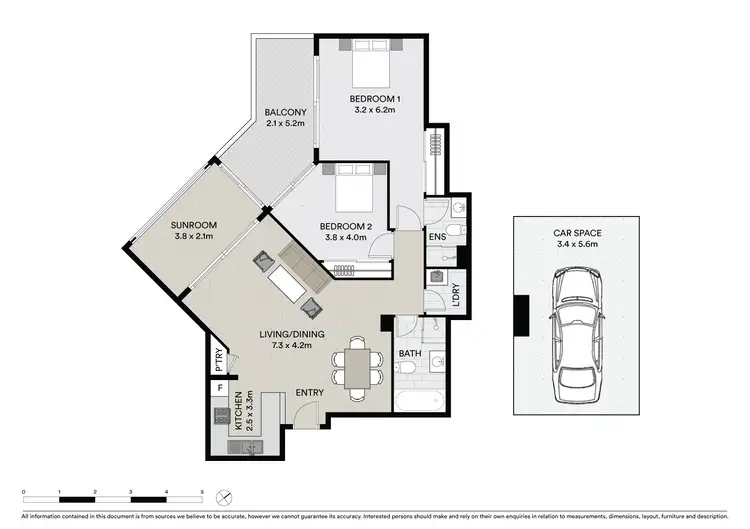Floorplan of Homely apartment listing, 140/3 Sorrell Street, Parramatta NSW 2150