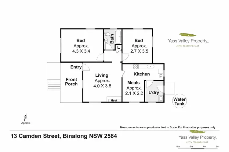 Floorplan of Homely house listing, 13 Camden Street, Binalong NSW 2584