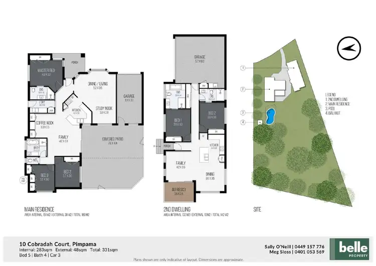 Floorplan of Homely house listing, 10 Cobradah Court, Pimpama QLD 4209