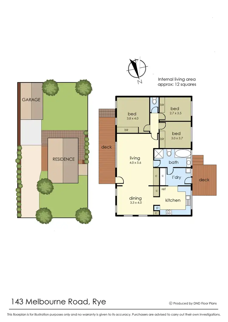 Floorplan of Homely house listing, 143 Melbourne Road, Rye VIC 3941