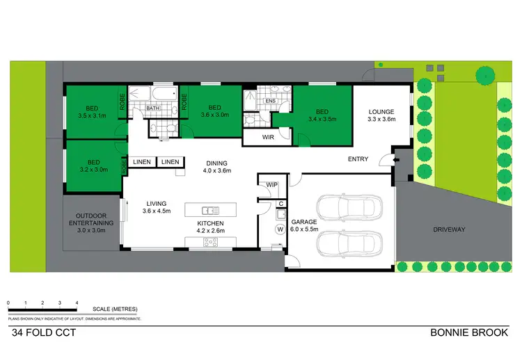 Floorplan of Homely house listing, 34 Fold Circuit, Bonnie Brook VIC 3335