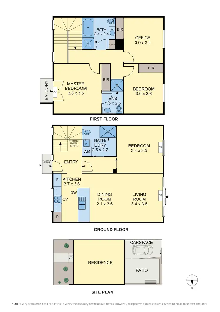Floorplan of Homely townhouse listing, 4/1-5 Heversham Grove, Greenvale VIC 3059
