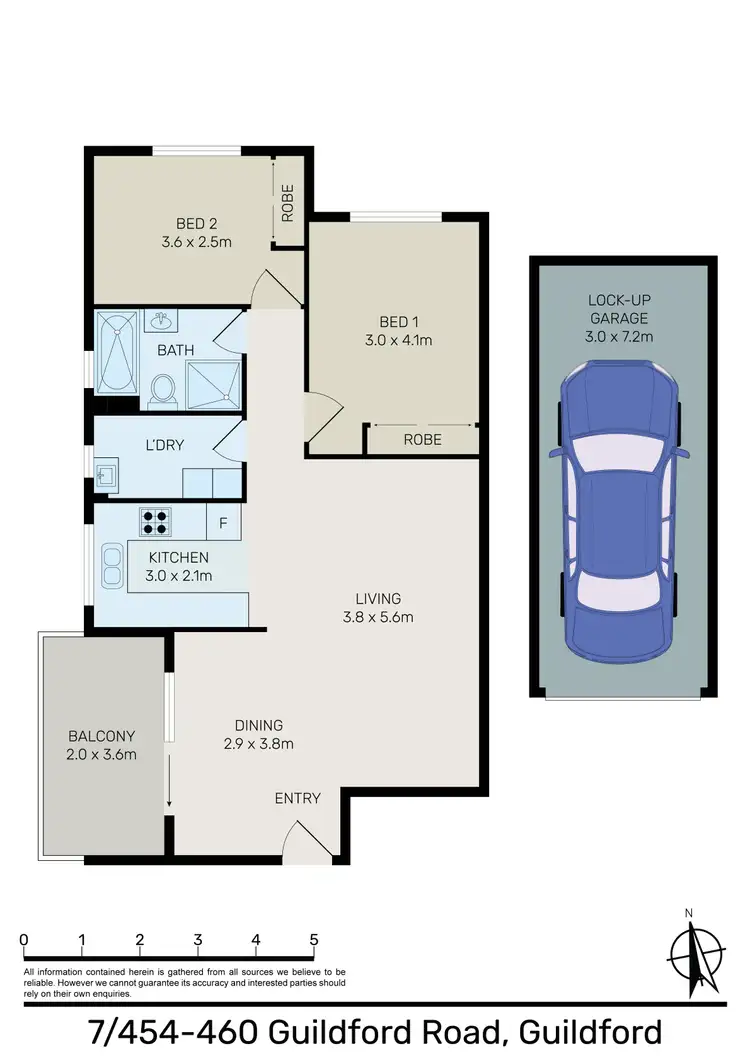 Floorplan of Homely unit listing, 7/454-460 Guildford Road, Guildford NSW 2161