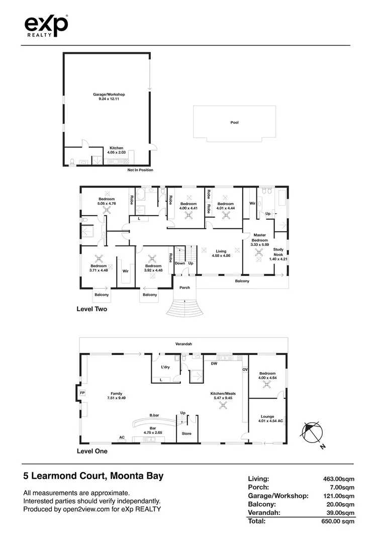 Floorplan of Homely house listing, 5 Learmond Court, Moonta Bay SA 5558