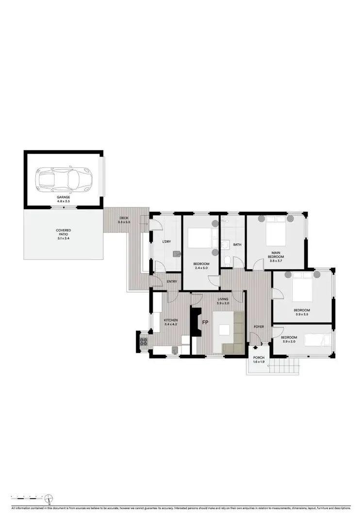 Floorplan of Homely house listing, 53 Campbell Street, Newstead TAS 7250