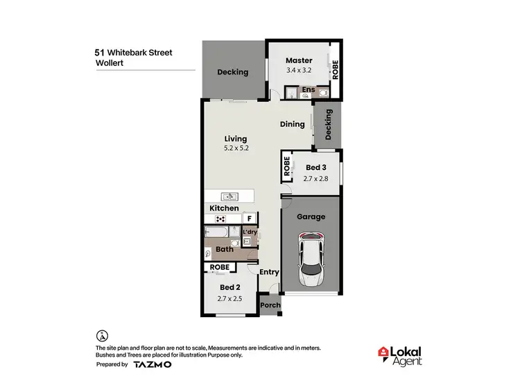 Floorplan of Homely house listing, 51 Whitebark Street, Wollert VIC 3750
