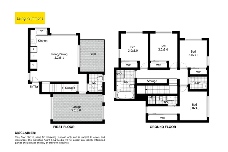 Floorplan of Homely house listing, 19 & 19A Norfolk Street, Mount Druitt NSW 2770