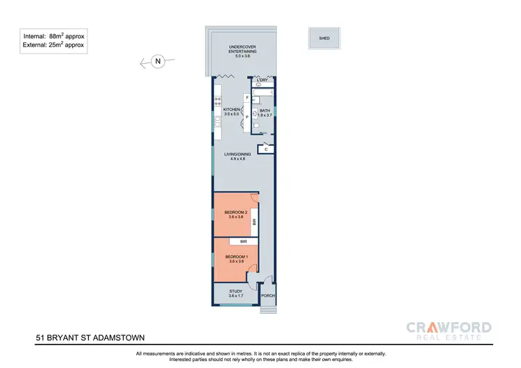 Floorplan of Homely house listing, 51 Bryant Street, Adamstown NSW 2289