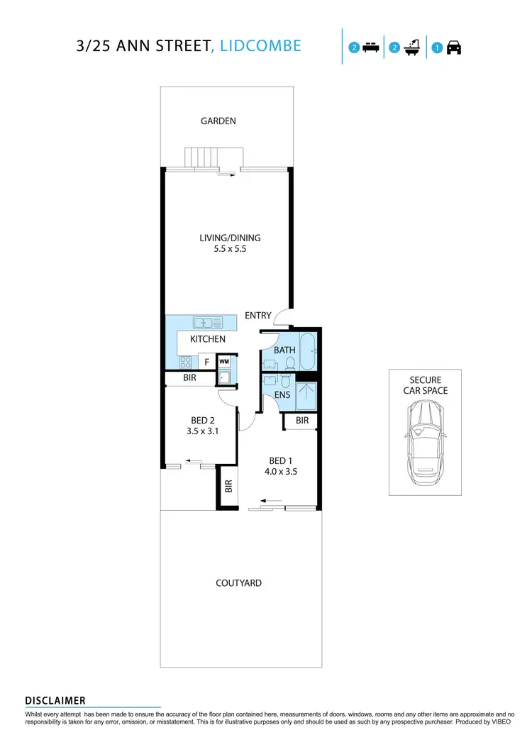 Floorplan of Homely apartment listing, 3/25-29 Ann Street, Lidcombe NSW 2141