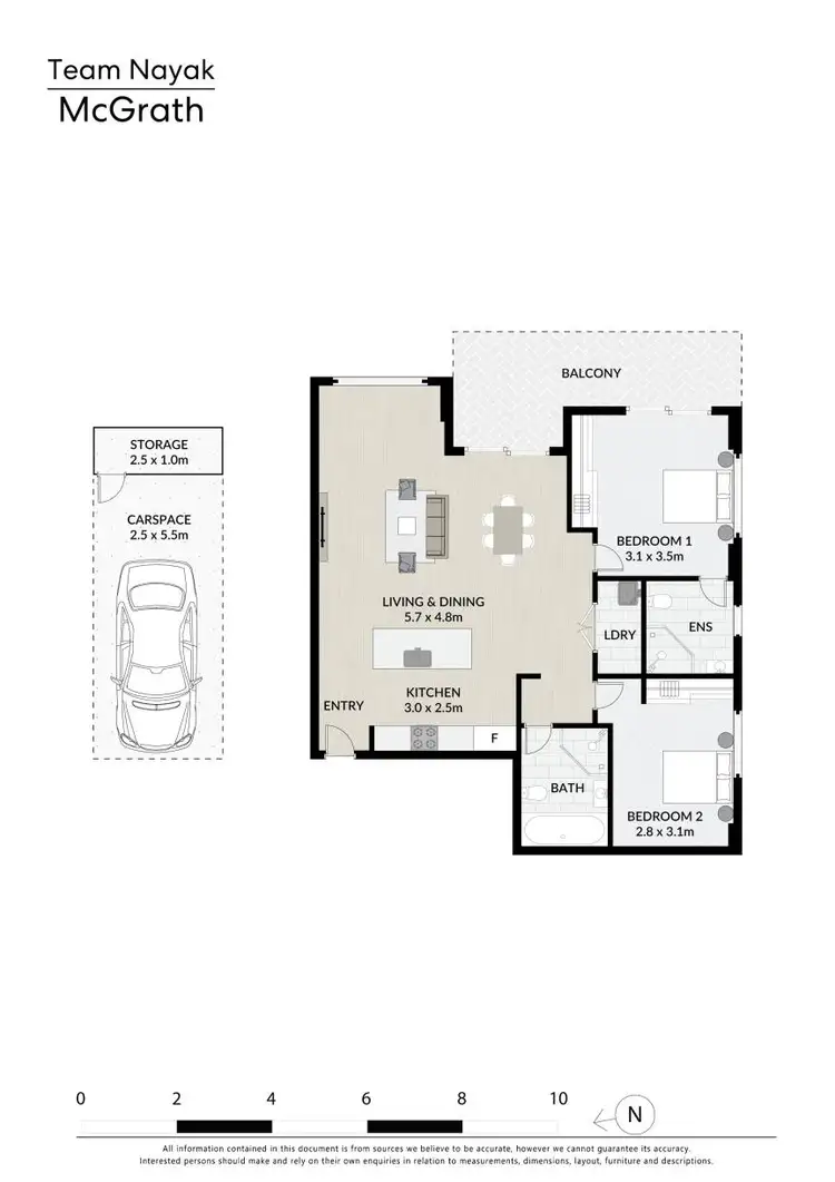 Floorplan of Homely unit listing, 205/38 MacArthur Street, Parramatta NSW 2150