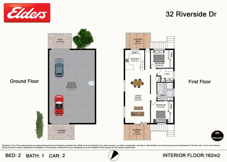 Floorplan of Homely house listing, 32 Riverside Drive, Tumbulgum NSW 2490