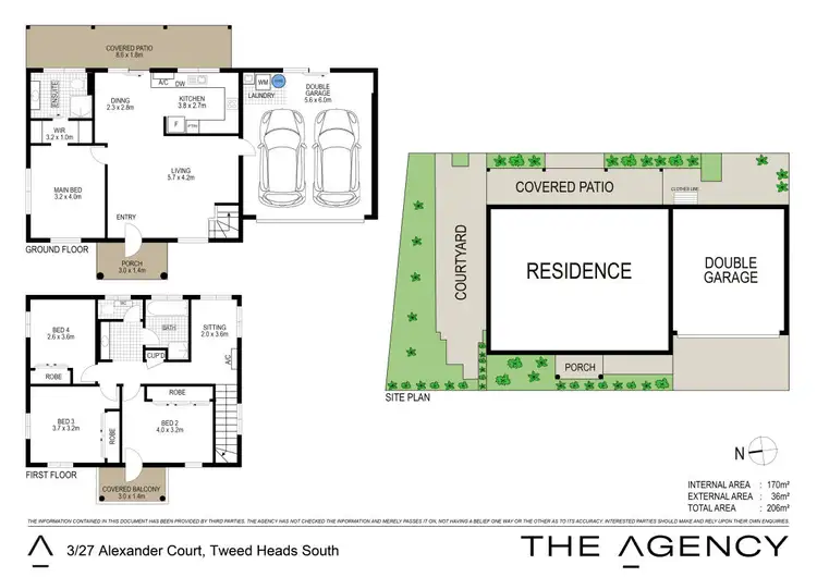 Floorplan of Homely unit listing, 3/27 Alexander Court, Tweed Heads South NSW 2486