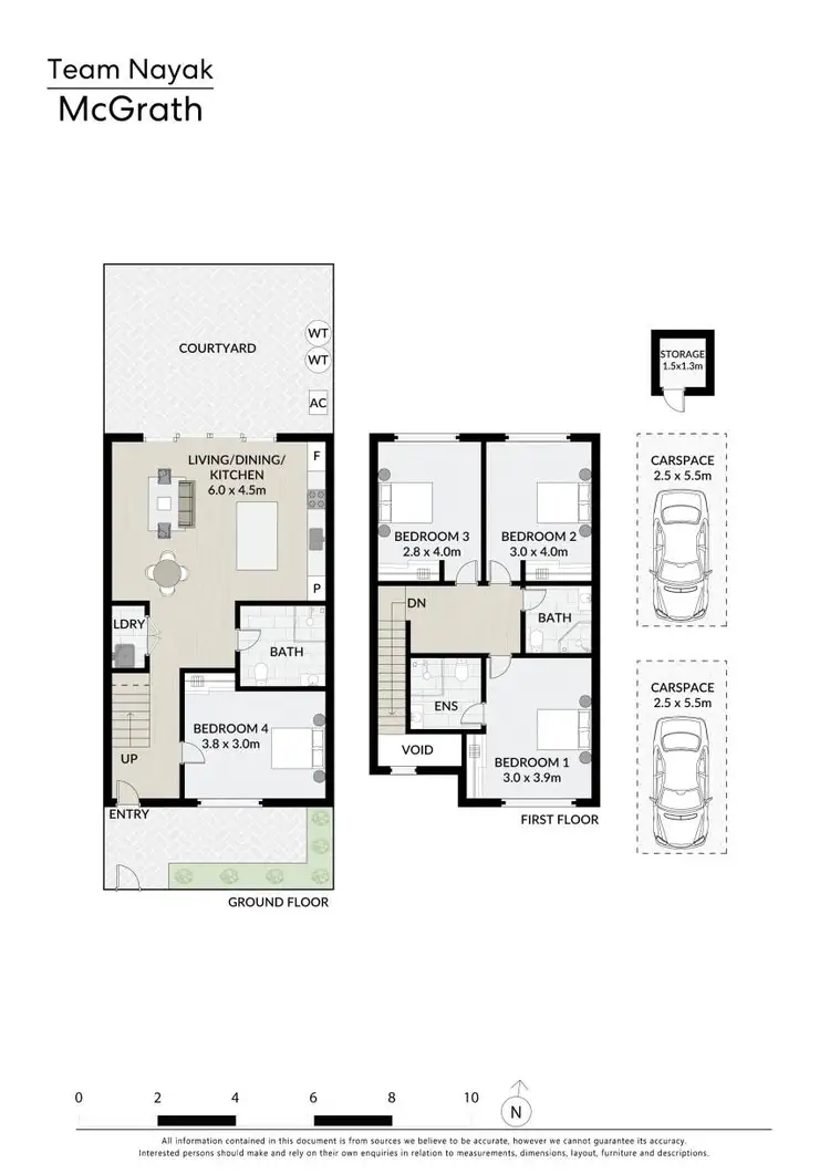 Floorplan of Homely townhouse listing, 2/180 Targo Road, Girraween NSW 2145