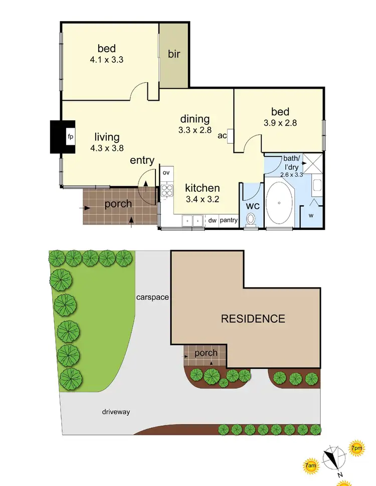 Floorplan of Homely unit listing, 1/404-404A Nepean Highway, Frankston VIC 3199