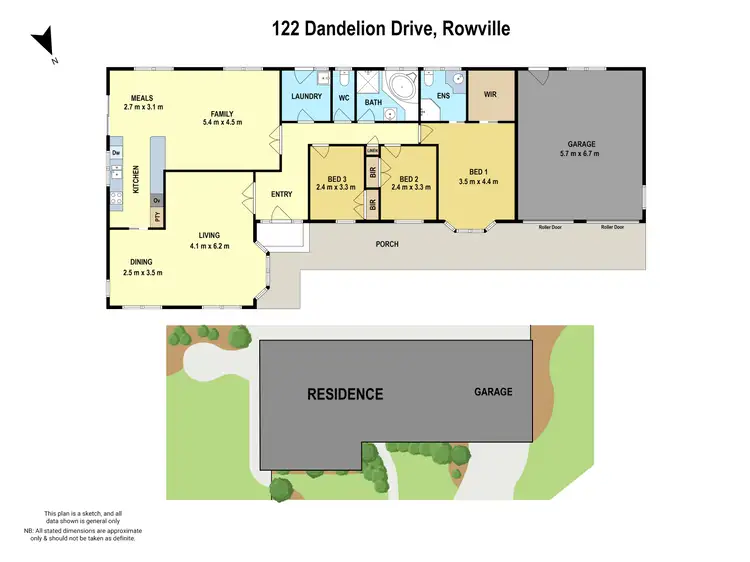Floorplan of Homely house listing, 122 Dandelion Drive, Rowville VIC 3178