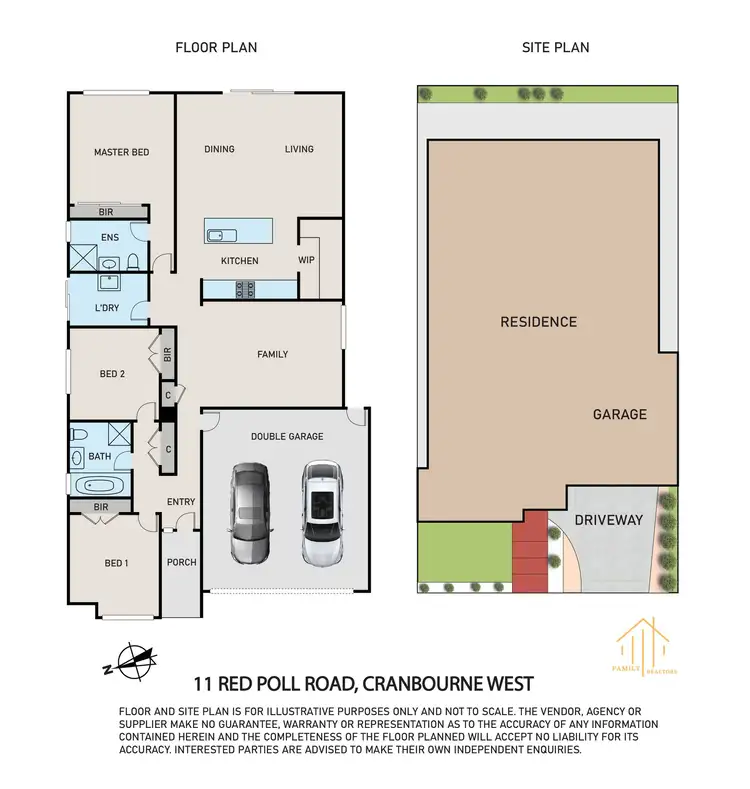 Floorplan of Homely house listing, 11 Red Poll Road, Cranbourne West VIC 3977