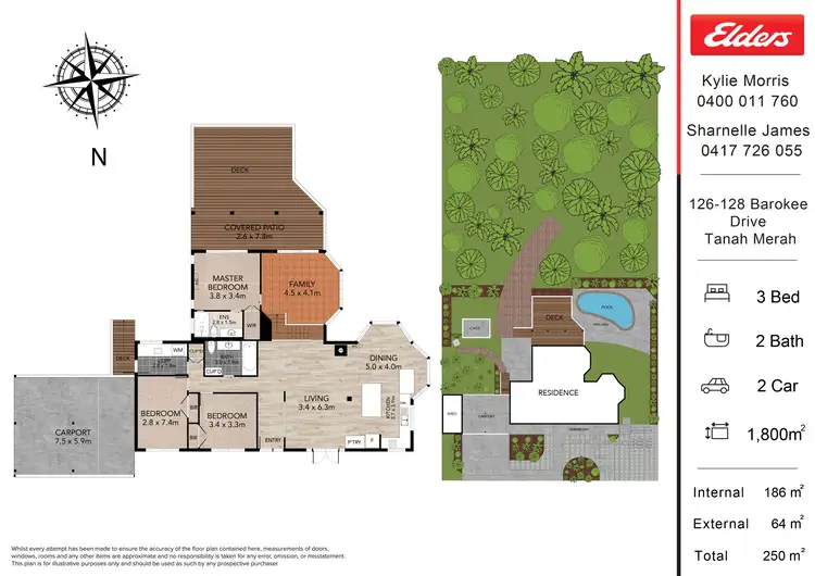 Floorplan of Homely house listing, 126-128 Barokee Drive, Tanah Merah QLD 4128