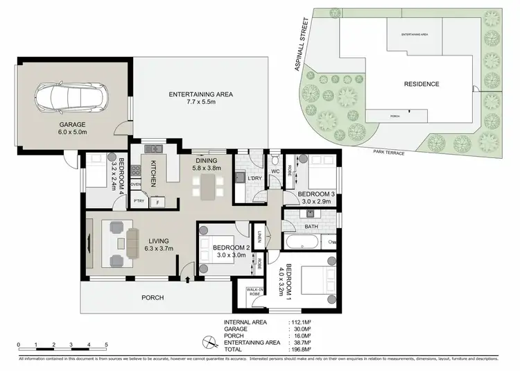 Floorplan of Homely house listing, 1 Park Terrace, Kangaroo Flat VIC 3555