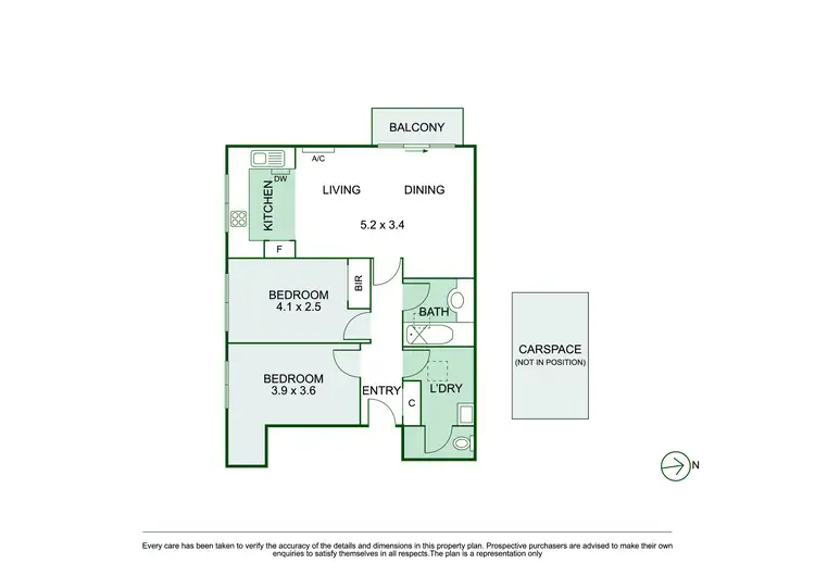 Floorplan of Homely apartment listing, 6/2-8 Lyndhurst Street, Richmond VIC 3121