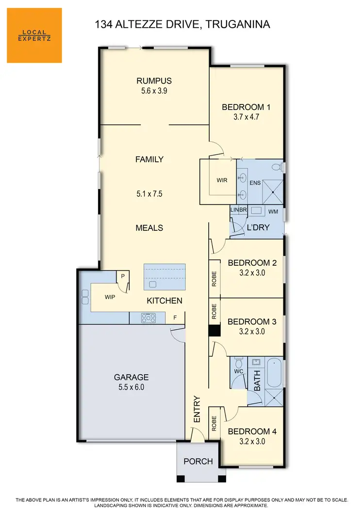 Floorplan of Homely house listing, 134 Altezze Drive, Truganina VIC 3029
