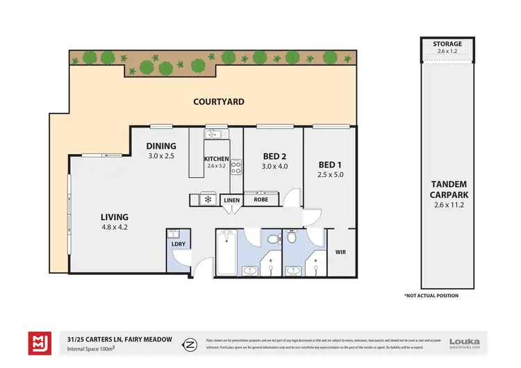 Floorplan of Homely unit listing, 31/25 Carters Lane, Fairy Meadow NSW 2519