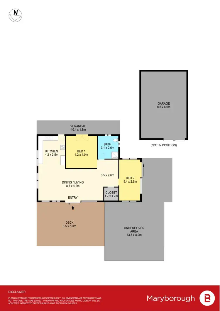 Floorplan of Homely house listing, 1288 Waubra-Talbot Road, Evansford VIC 3371