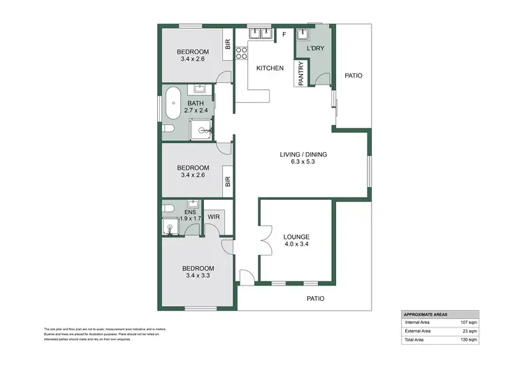 Floorplan of Homely house listing, 141 Litchfield Crescent, Long Beach NSW 2536