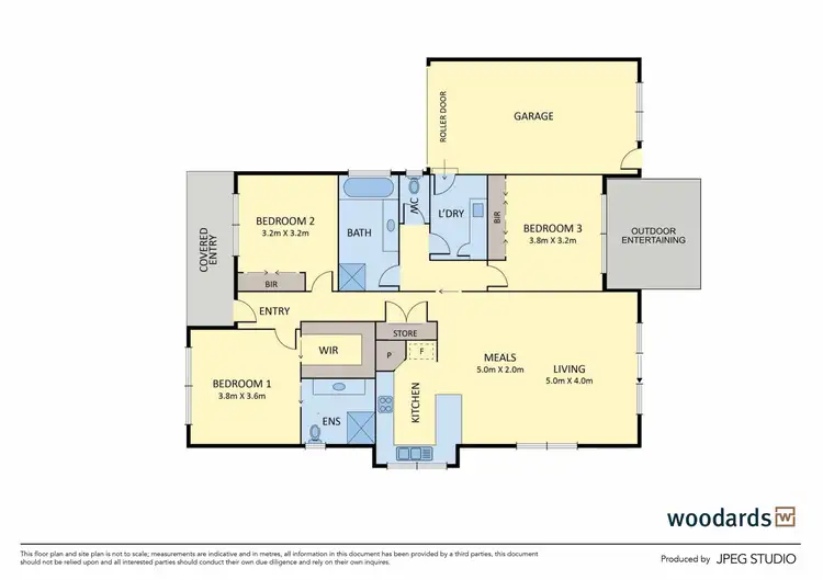 Floorplan of Homely unit listing, 3/60 Main Road, Riddells Creek VIC 3431