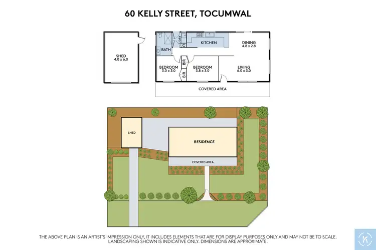 Floorplan of Homely house listing, 60 Kelly Street, Tocumwal NSW 2714