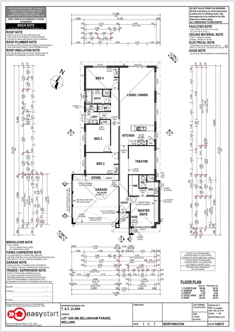 Floorplan of Homely house listing, 8 Bellingham Parade, Wellard WA 6170